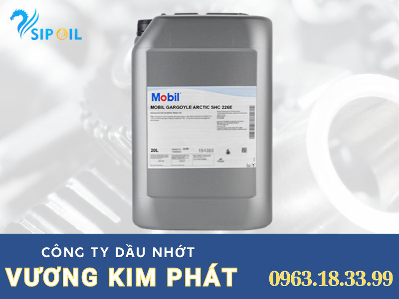 DẦU MÁY NÉN LẠNH MOBIL GARGOYLE ARCTIC SHC dạng can nhựa mặt chính