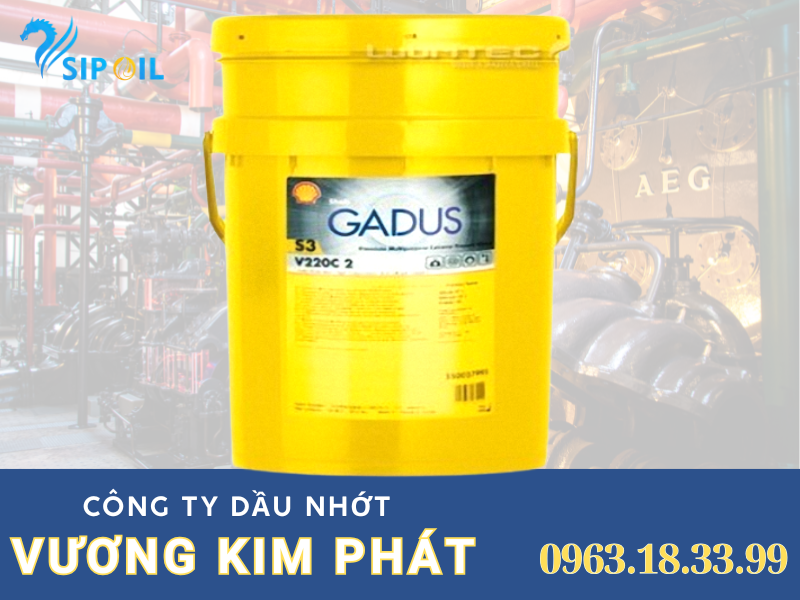 Mỡ chịu nhiệt Shell Gadus V220 C2 xô màu vàng