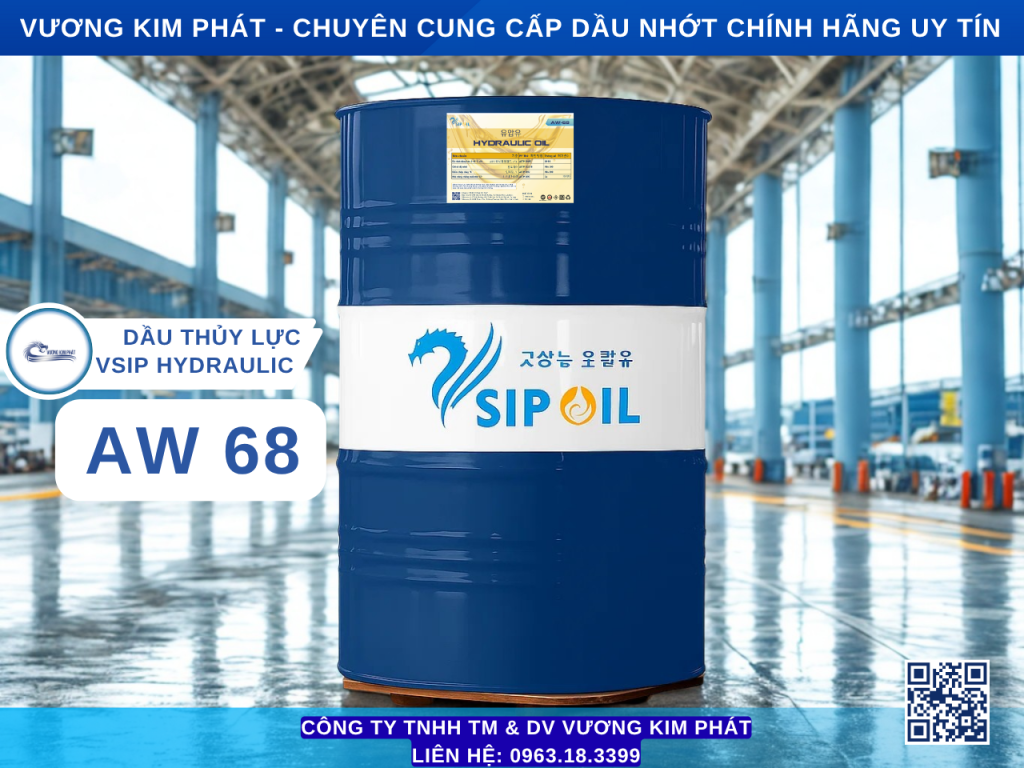 dầu thuỷ lực aw 68 vsipoil