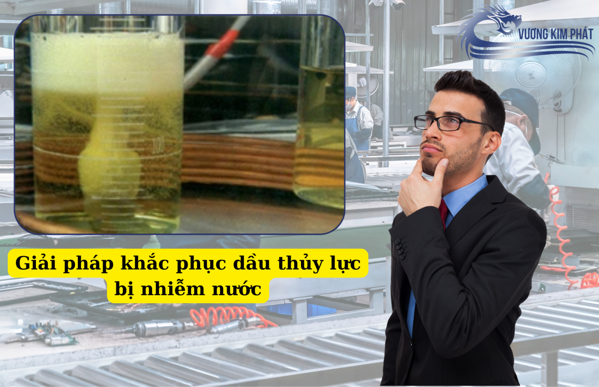 Giải pháp khắc phục dầu thủy lực bị nhiễm nước Giải pháp khắc phục dầu thủy lực bị nhiễm nước